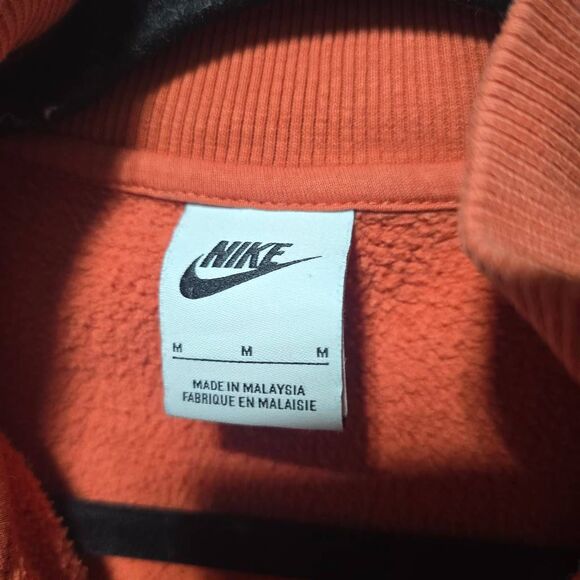 Nike SPORTSWEAR PHOENIX FLEECE 1/2 ZIP CROPPED SWEATSHIRT Women Magic Ember/Sail - Picture 6 of 7